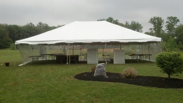 Where to find 30x45 frame tent in Chesterland