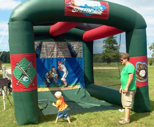 Rental store for inflatable speed pitch in Tri-County Area