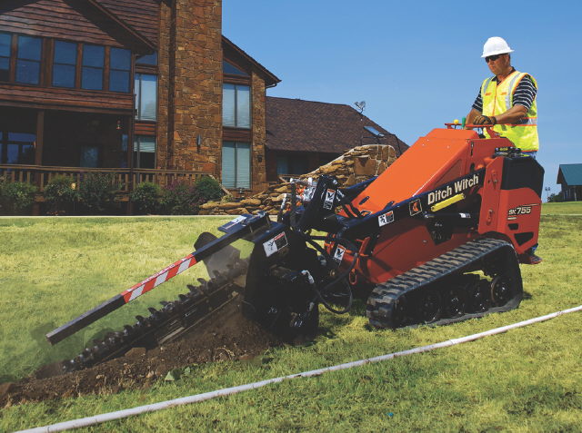 Where to find trencher 3 foot deep x 6 inch wide sk in Chesterland