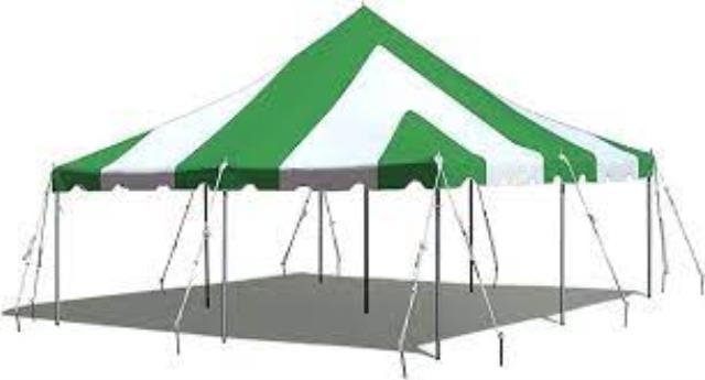 Rental store for canopy 20x20 green and white in Tri-County Area