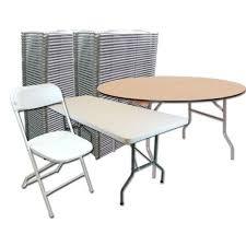 Rent tables and chairs