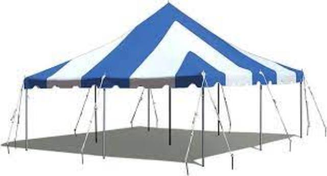 Rental store for CANOPY, 20X20 BLUE   WHITE in Chesterland OH